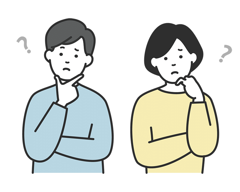 創業を検討して悩む男女